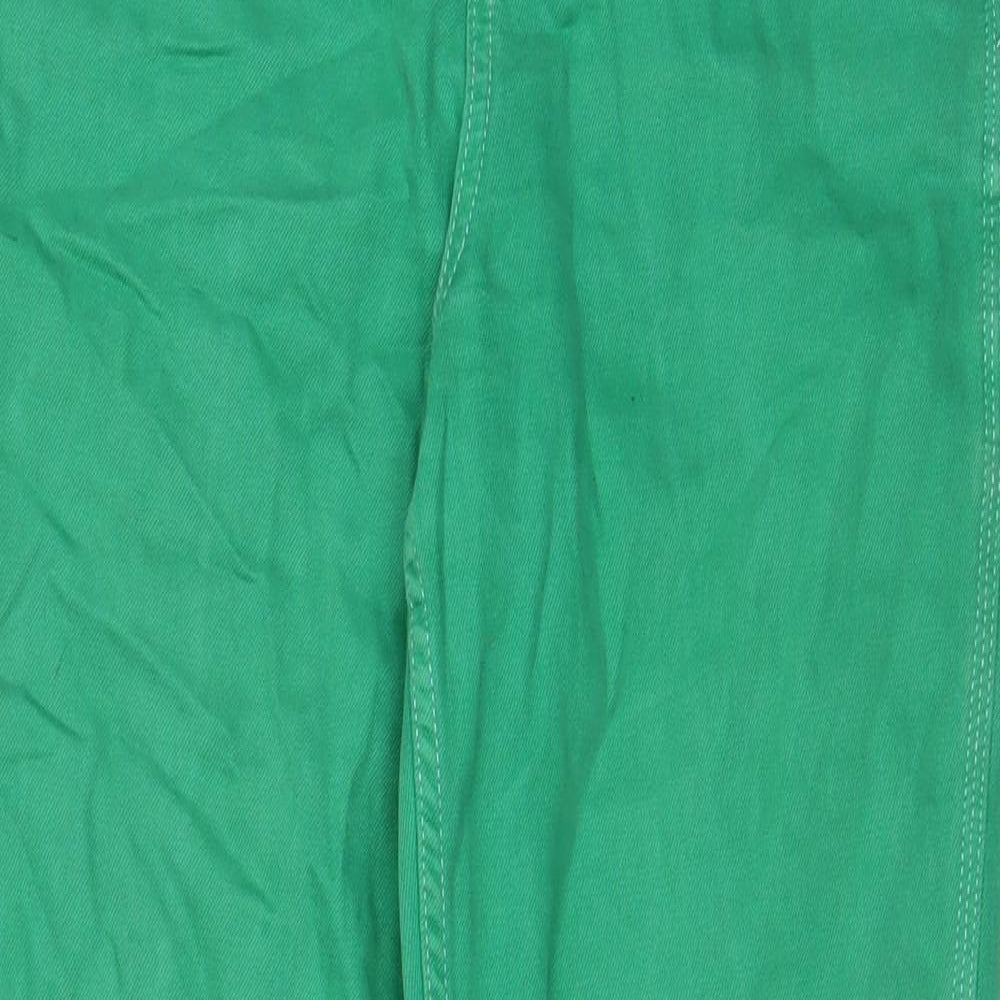 BDG Womens Green Cotton Straight Jeans Size 26 in L29 in Regular Zip