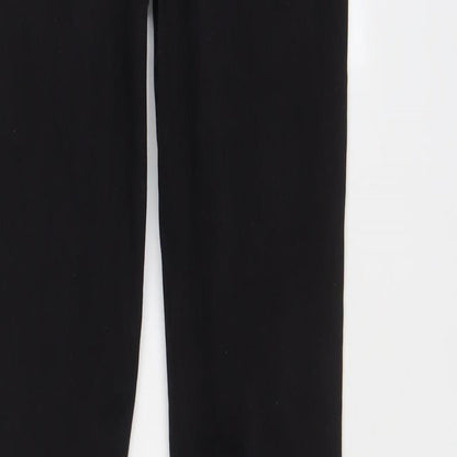 River Island Womens Black Cotton Skinny Jeans Size 10 L27 in Regular Zip