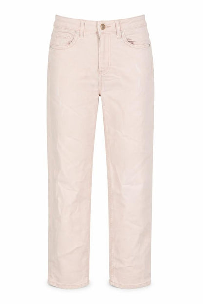 Womens UK Size 6 Marks and Spencer Slim Fit Cropped Pink Jeans