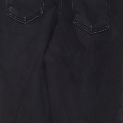 Denim & Co. Womens Black Cotton Skinny Jeans Size 14 L30 in Regular Zip