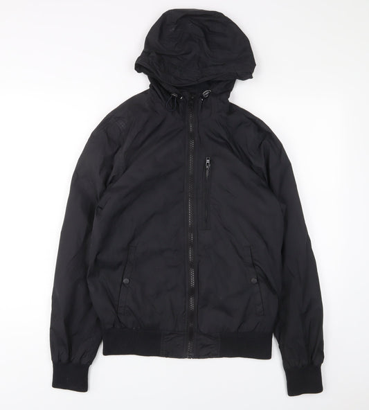 ASOS Mens Black Jacket Size XS Zip - Zip Pockets