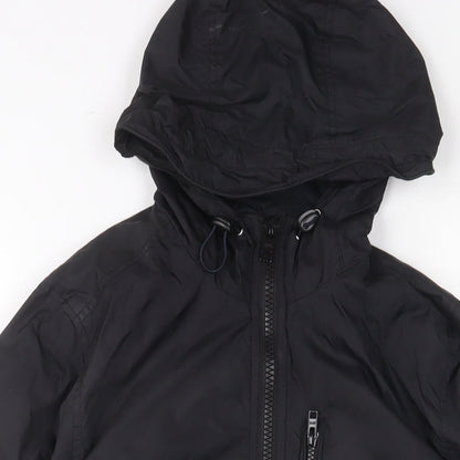 ASOS Mens Black Jacket Size XS Zip - Zip Pockets