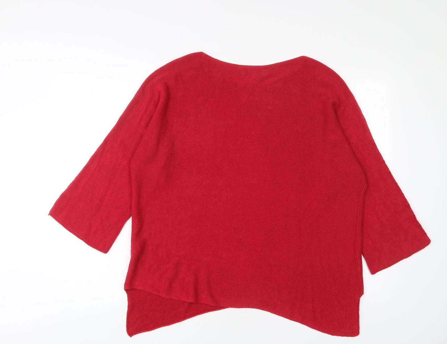 Womens UK Size M Isabella D Red Pullover Jumper