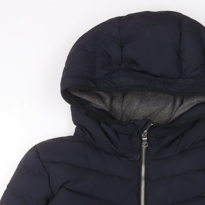 Womens UK Size XS Gap Blue Quilted Coat