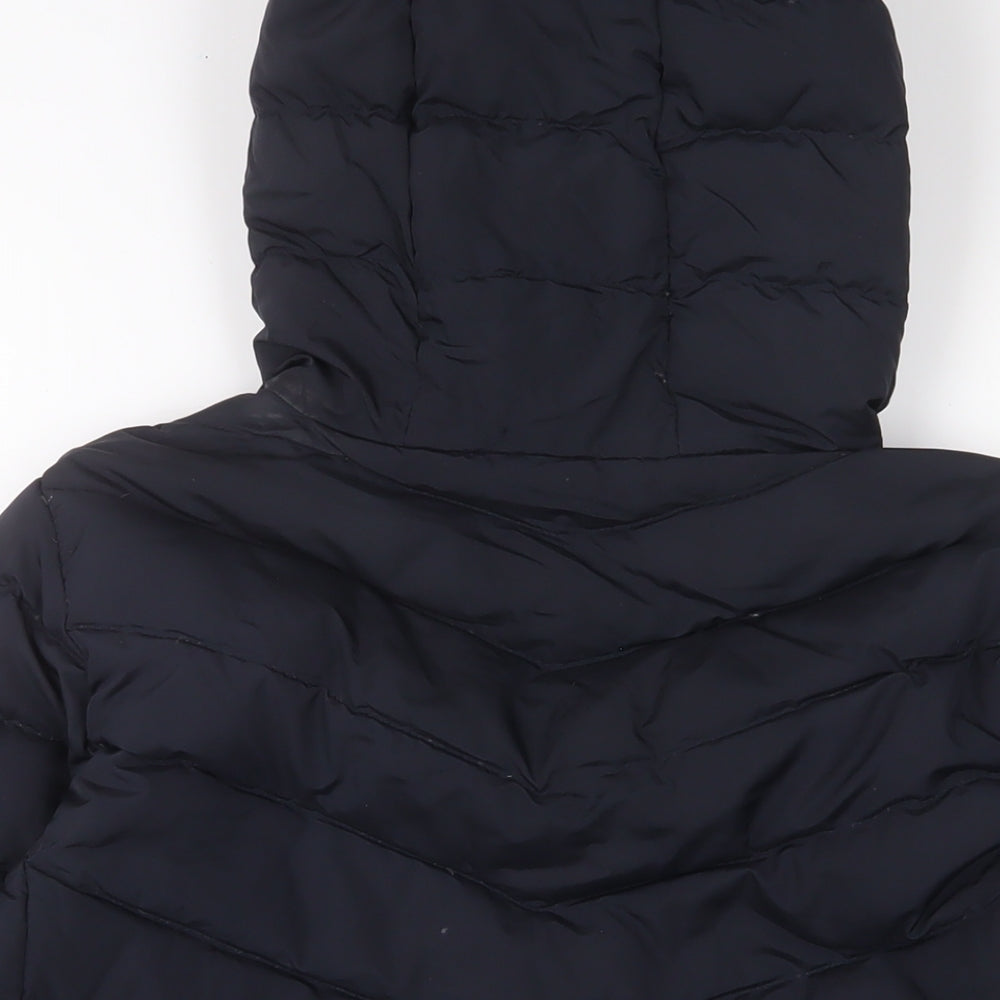 Womens UK Size XS Gap Blue Quilted Coat
