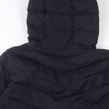 Womens UK Size XS Gap Blue Quilted Coat