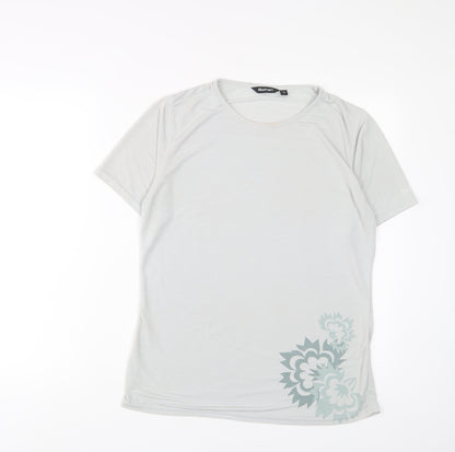Womens UK Size S Rohan Grey Basic T-Shirt
