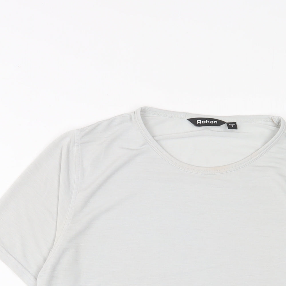 Womens UK Size S Rohan Grey Basic T-Shirt