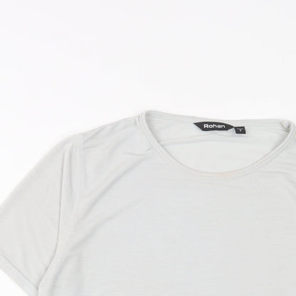 Womens UK Size S Rohan Grey Basic T-Shirt