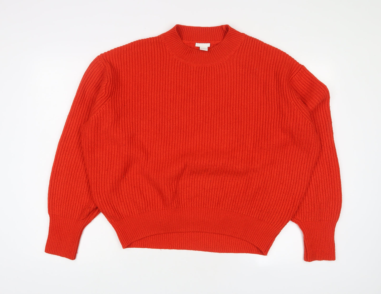 Womens UK Size M H&M Red Pullover Jumper