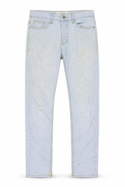 Mens UK Size 32 in Topman Regular Fit Straight Blue Jeans