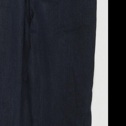 Denim & Co. Womens Blue Cotton Jegging Jeans Size 12 L27 in Regular