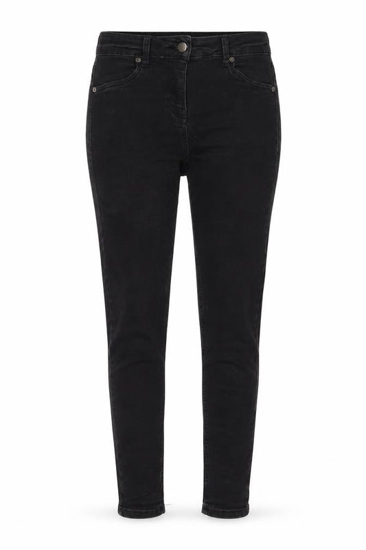 Womens UK Size 12 Oasis Regular Fit Skinny Black Jeans