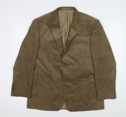 Mens UK Size 42 Marks and Spencer Regular Brown Suit Jacket