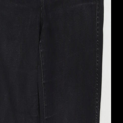Womens UK Size M H&M Regular Fit Skinny Black Jeans
