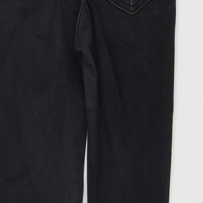 Womens UK Size M H&M Regular Fit Skinny Black Jeans