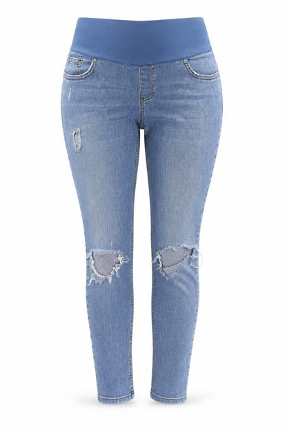 Womens UK Size 10 Topshop Regular Fit Skinny Blue Jeans