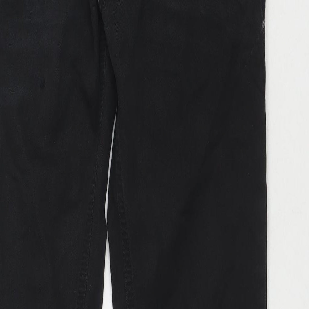 GAS Mens Black Cotton Skinny Jeans Size 34 in L31 in Regular Zip