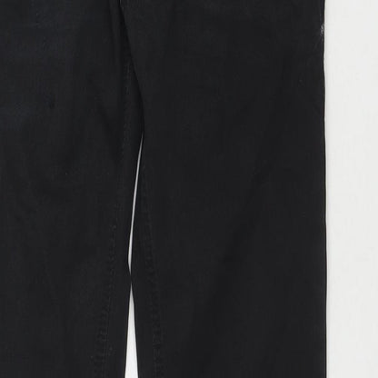 GAS Mens Black Cotton Skinny Jeans Size 34 in L31 in Regular Zip
