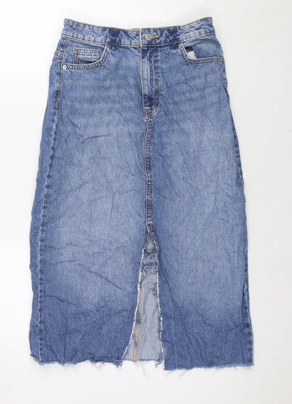 Womens UK Size 8 Denim & Co. A-Line Denim Skirt