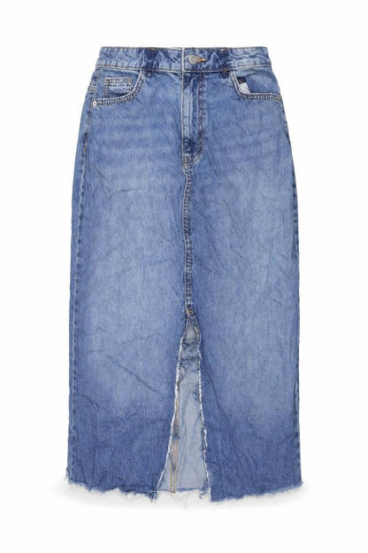 Womens UK Size 8 Denim & Co. A-Line Denim Skirt