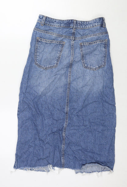 Womens UK Size 8 Denim & Co. A-Line Denim Skirt