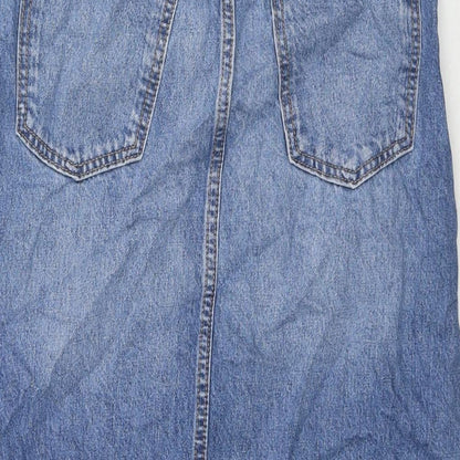 Womens UK Size 8 Denim & Co. A-Line Denim Skirt