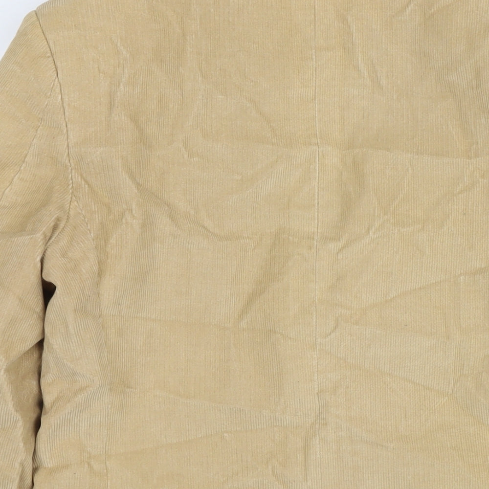 Knight Hood Mens Brown Cotton Jacket Suit Jacket Size S Regular