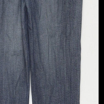 ASOS Mens Blue Cotton Skinny Jeans Size 28 in L31 in Regular Zip