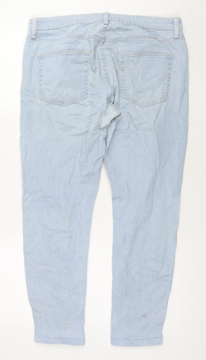Mens UK Size 32 in Topman Slim Fit Skinny Blue Jeans