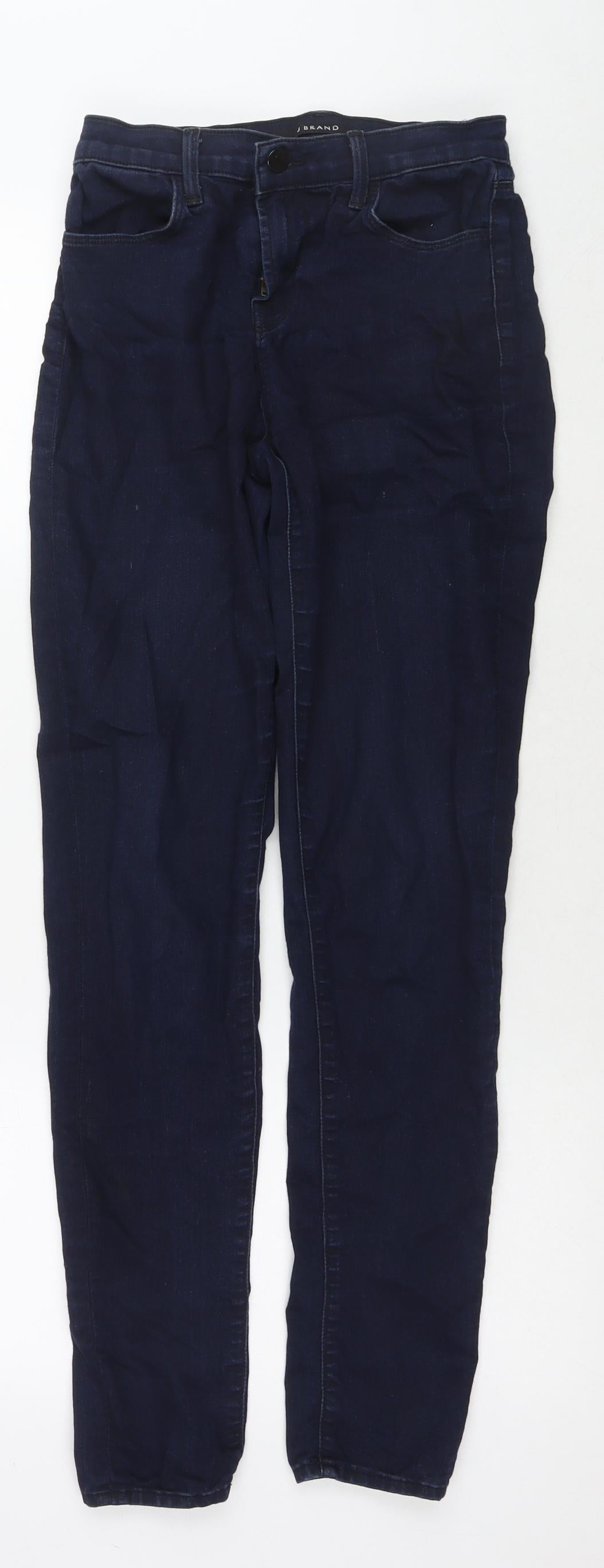 Womens UK Size 26 in J Brand Regular Fit Skinny Blue Jeans