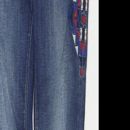 Womens UK Size 25 in Maison Scotch Regular Fit Skinny Blue Jeans