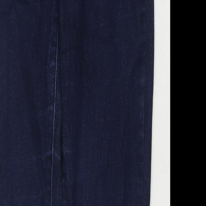 Levi's Womens Blue Cotton Skinny Jeans Size 26 in L30 in Regular Zip