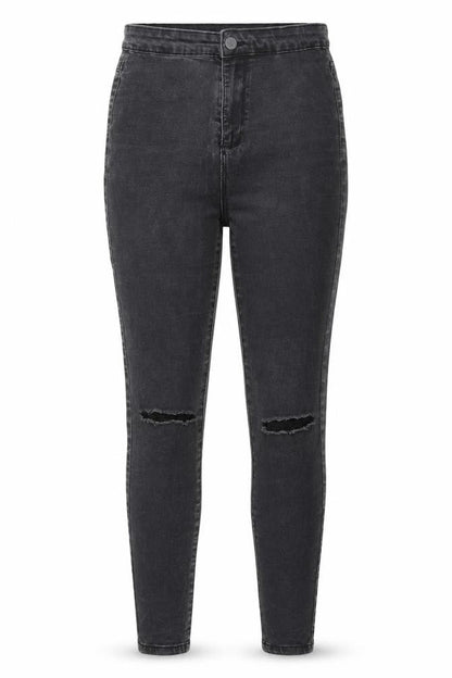 Womens UK Size 6 Denim & Co. Regular Fit Skinny Black Jeans