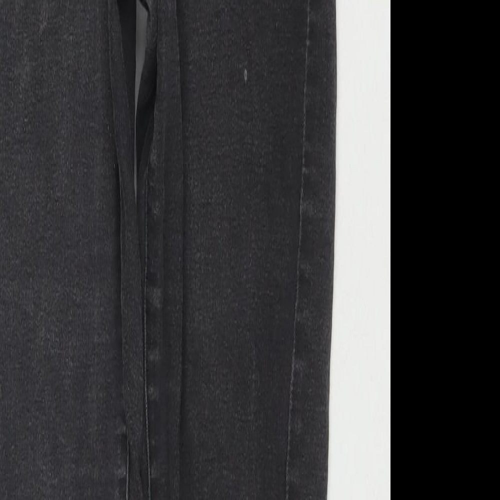 Denim & Co. Womens Black Cotton Skinny Jeans Size 6 L26 in Regular Zip