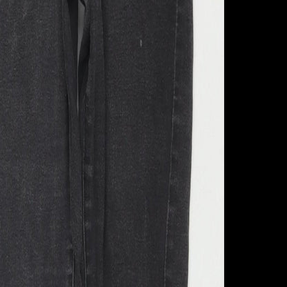 Denim & Co. Womens Black Cotton Skinny Jeans Size 6 L26 in Regular Zip