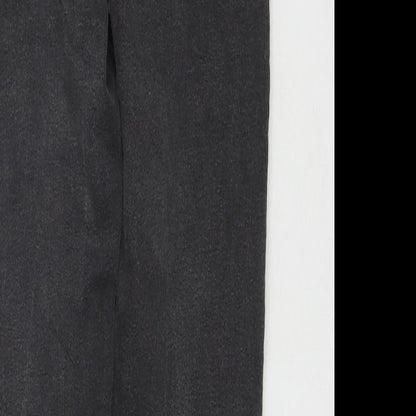 Denim & Co. Womens Black Cotton Skinny Jeans Size 6 L26 in Regular Zip