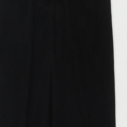 JB Womens Black Polyester Trousers Size M L27 in Regular Zip