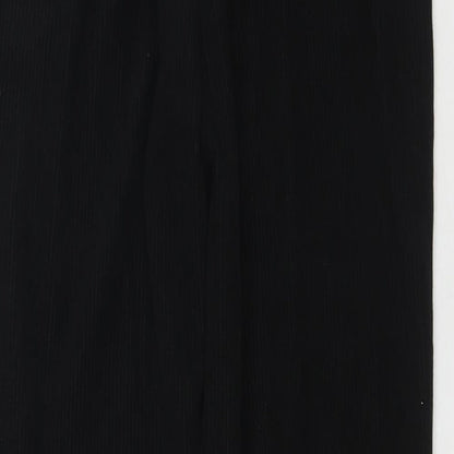 JB Womens Black Polyester Trousers Size M L27 in Regular Zip