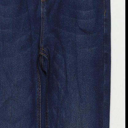 Mens UK Size 30 in Boohoo Regular Fit Skinny Blue Jeans