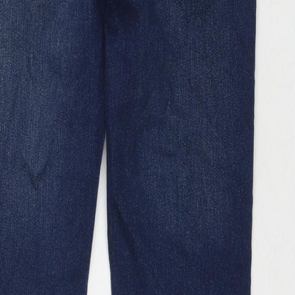 Mens UK Size 30 in Boohoo Regular Fit Skinny Blue Jeans