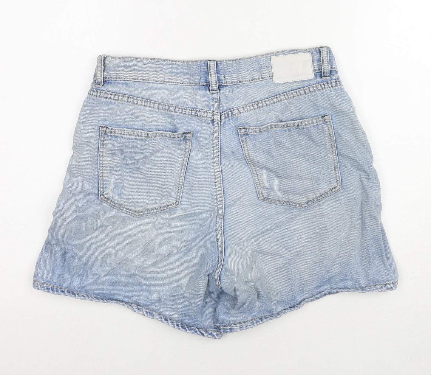 Just Jeans Womens Blue Cotton Mom Shorts Size 10 L3 in Regular Zip
