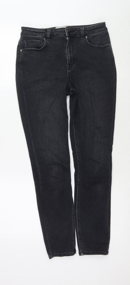 Saba Womens Black Cotton Skinny Jeans Size 28 in L26 in Regular Zip