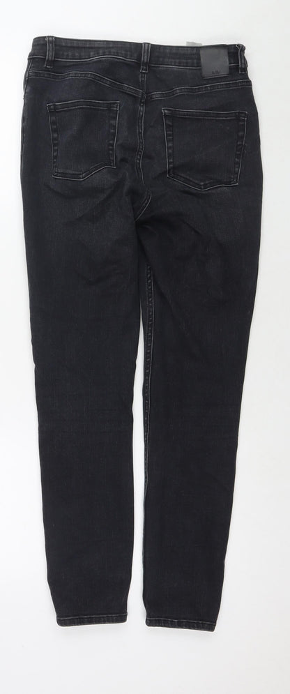 Saba Womens Black Cotton Skinny Jeans Size 28 in L26 in Regular Zip
