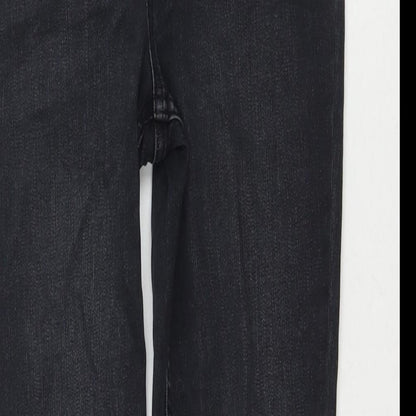 Saba Womens Black Cotton Skinny Jeans Size 28 in L26 in Regular Zip