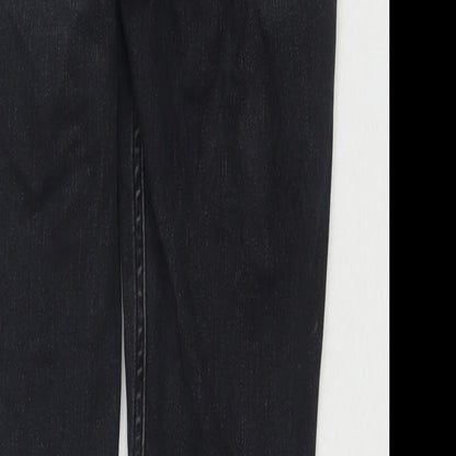 Saba Womens Black Cotton Skinny Jeans Size 28 in L26 in Regular Zip