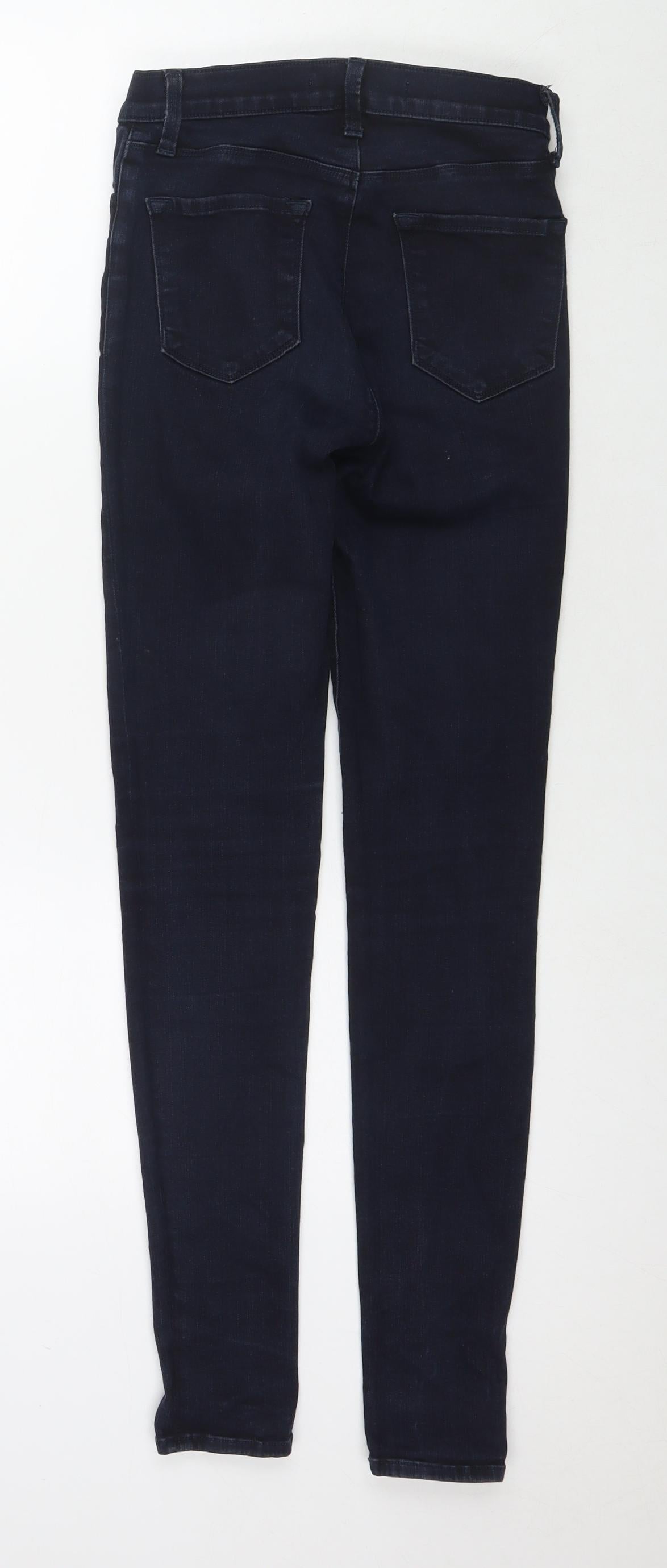Womens UK Size 26 in J Brand Regular Fit Skinny Blue Jeans