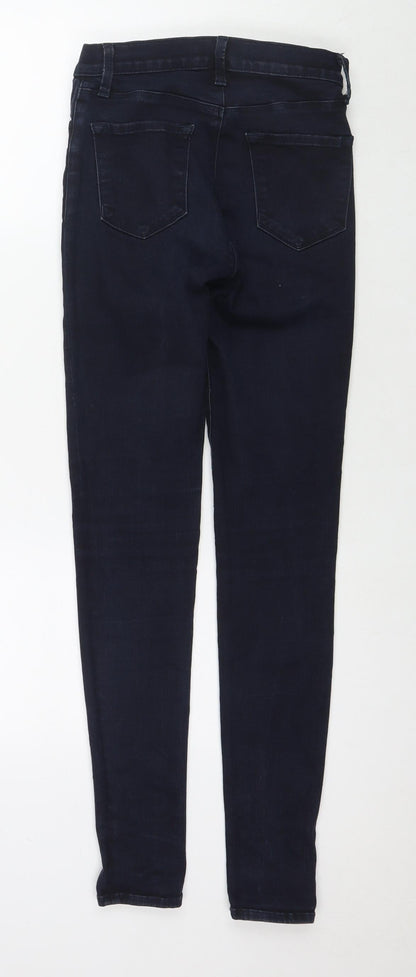 Womens UK Size 26 in J Brand Regular Fit Skinny Blue Jeans