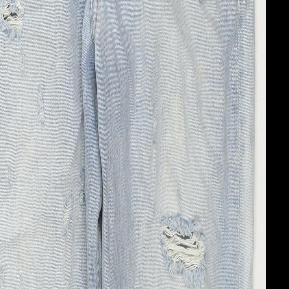Girlfried Denim Womens Blue Cotton Straight Jeans Size 29 in L27 in Regular Zip
