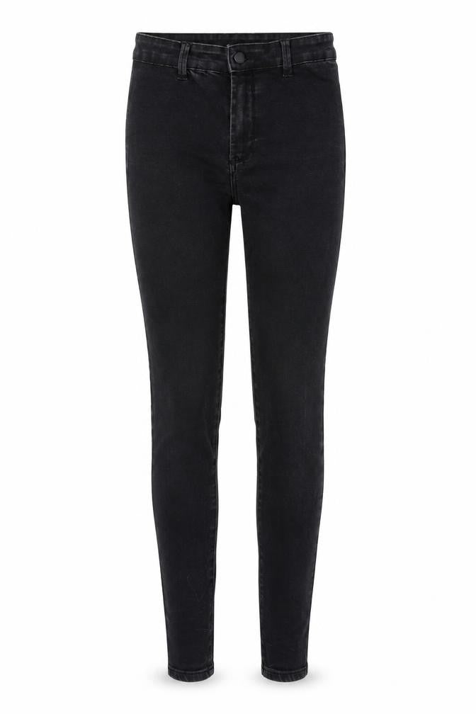 Womens UK Size 10 Denim & Co. Regular Fit Skinny Black Jeans